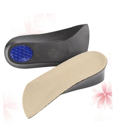 PU Insoles 1 Pair Invisible Insole Shoe Inserts Shoe Lifts Heel Lift Inserts Height Increase Insert Shoe Pads Pu Men and Women Booster Pad Heel Insoles Black 2.5cm