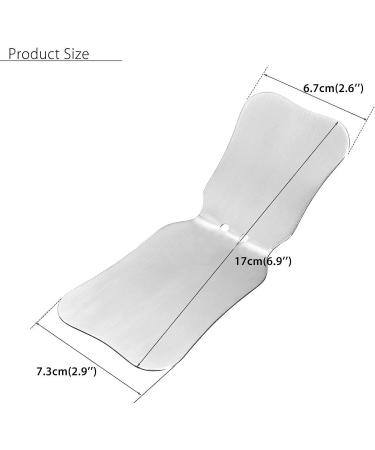 Spuzzo Stainless Steel Photo Mirror - Curved Foldable Intraoral Reflector for Orthodontics & Tooth Lighting | International Shipping - Buy Online on GoSupps.com