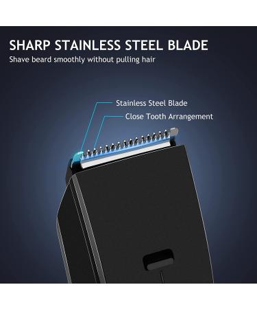 Ufree Professional Waterproof Beard Trimmer for Men - Cordless Electric Rechargeable Mustache Trimmer Kit - Perfect Gift for Husband and Father - Buy Online on GoSupps.com