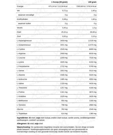  XXL Nutrition XXL Nutrition - Zero Lactose Protein - Food Supplement Carbohydrate-free - Vanilla - 1000g - Buy Online on GoSupps.com