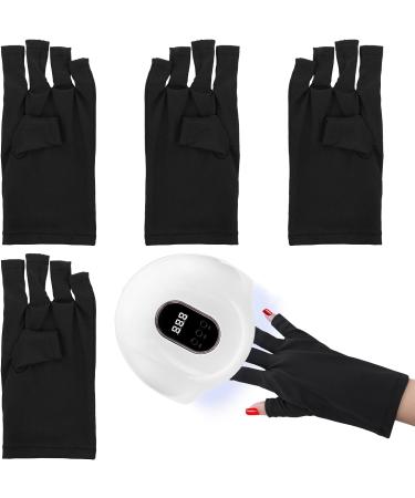 2 Pair Anti UV Gel Manicure Gloves - Professional Fingerless Protection for Nail Art DIY - Moisturizing & Skin Care - Home & Outdoor - 2 Pairs - Buy Online on GoSupps.com