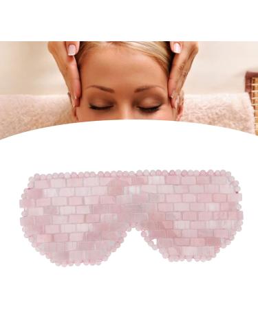 Natural Jade Eye Pads - Reduce Wrinkles Promote Sleep & Relieve Fatigue | Rose Quartz Cushions - Buy Online on GoSupps.com