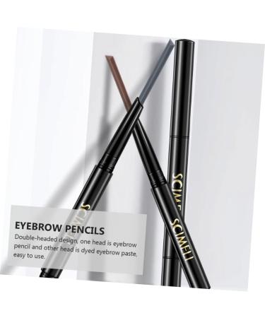 Mipcase Mechanical Pencil 2 1 Eyebrow Makeup Tools Eyebrow Pencil Water Proof To Rotate Brow Liner 1 count (Pack of 1) Grey - Buy Online on GoSupps.com