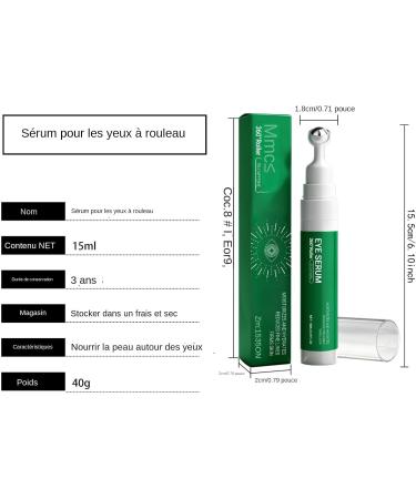  WJnflQN Moisturizing Eye Cream 4ml Firming Roll-On Eye Cream | Nourishing Solution - Ideal for Night Day Travel Home Makeup - Buy Online on GoSupps.com