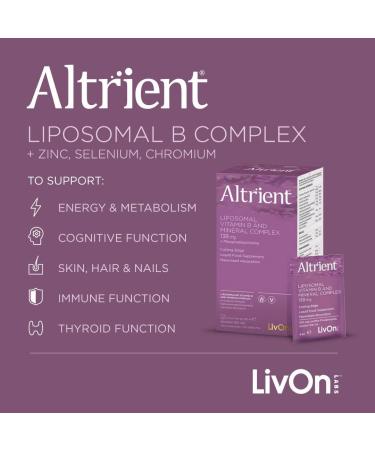 Altrient B - Liposomal Vitamin B Complex with Minerals and Additional Cinnamon for Optimal Health - Buy Online on GoSupps.com