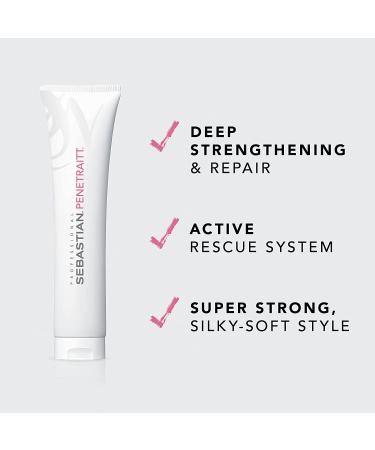 Sebastian Professional Penetraitt Masque 5.1 Fl Oz - Repair & Strengthen Damaged Hair - Buy Online on GoSupps.com
