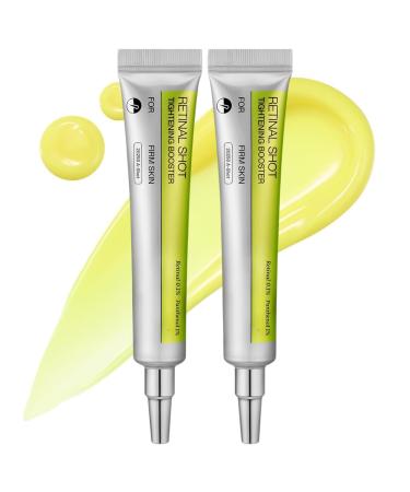 2PCS Retinol Serum for Face - Anti-Aging Booster with Hyaluronic Acid & Peptides for Wrinkles Pores and Firmness (30ml)