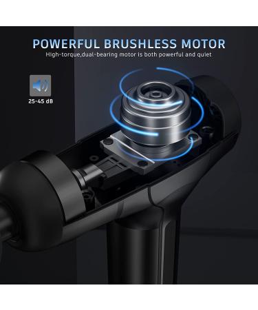 Cotsoco Massage Gun - Deep Tissue Percussion Massager for Athletes - Cordless & Rechargeable - 10 Heads Included - M7 Black - Buy Online on GoSupps.com