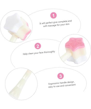 MAGICLULU Facial Cleansing Brush Skin Brush Body Brush Irish Accessories for Face Scrubber Brush Body Scruber Facial Cleanser Skin Care Tool Travel Scrub Brush Manual 13x5cm Sky-blue - Buy Online on GoSupps.com