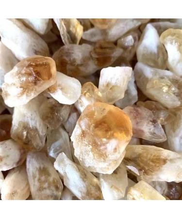 Raw Crystals Bulk Natural Stone Crystal Rough Citrine Crystal Point 20pc - Buy Online on GoSupps.com