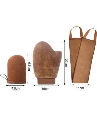 jyibinee 3 in 1 Self Tanning Applicator Mitt Set with Thumb Design Washable Reusable Back Applicators for Women B - Buy Online on GoSupps.com