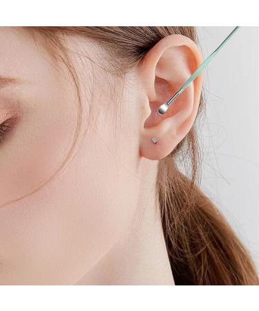Portable E Ear Cleaner Set - Stainless Steel Ear Wax Removal Tools - 6-Part Kit for Effective Ear Cleaning (Green) - Buy Online on GoSupps.com