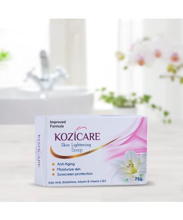 Jigna Kozicare Skin Lightening Soap - 75g (Pack of 6) | Brighten & Nourish Skin - International Shipping Available - Buy Online on GoSupps.com