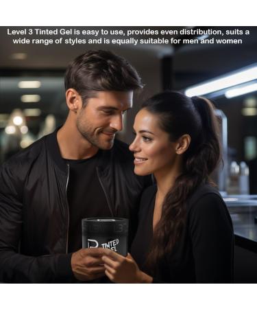 Level 3 Tinted Gel - 8.45 oz | Effortless Stunning Black Hair Color + Free Comb - International Shipping Available - Buy Online on GoSupps.com