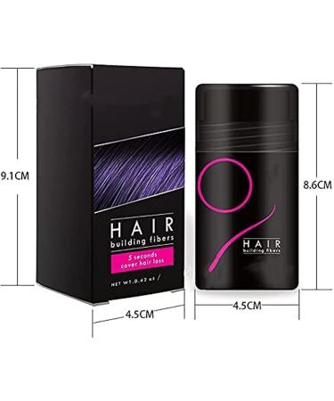 Fluff Up Secret Hair Fibers - 2 Bottles of Unisex Powder for Instant Hair Loss Concealment | Natural Keratin Fibers for Thinner Hair (Black) - Buy Online on GoSupps.com
