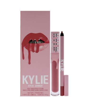 Kylie Cosmetics Velvet Lip Kit - 305 Harmony for Women - 2 Pc 0.10 oz Velvet Liquid Lipstick 0.03 oz Lip Liner