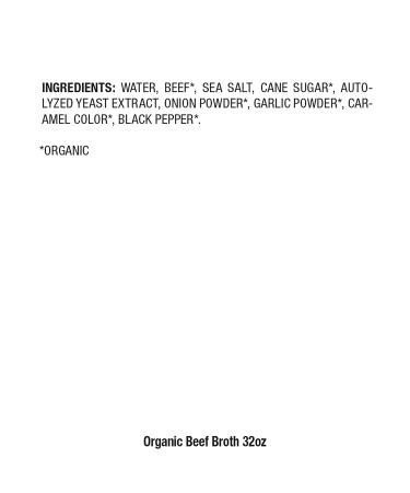 Pacific Foods Organic Beef Broth 32oz - Premium Quality, 100% Organic - 1 Pack - Buy Online on GoSupps.com