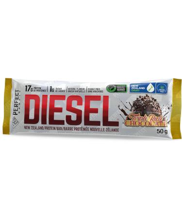 DIESEL New Zealand Protein Bar - Triple Rich Chocolate - 50g (12 Pack) - Buy Online on GoSupps.com