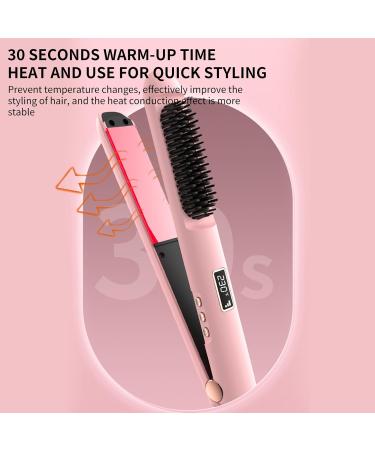 Buy 2 in 1 Hair Straightener and Curler - Ceramic Glaze LED Screen Intelligent Power Off - International Shipping Available - Buy Online on GoSupps.com
