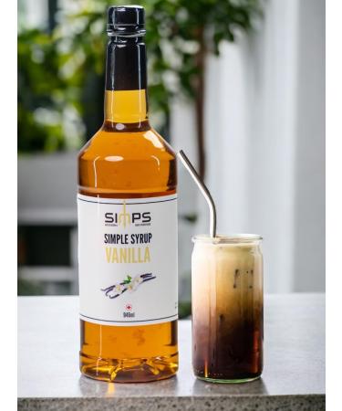 Simps Modern Beverage Vanilla Syrup Coffee Syrup 946 mL - Buy Online on GoSupps.com