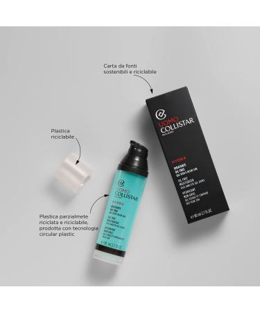 Collistar Hydra Moisturizing Gel for Men - Oil-Free Facial & Eye Care (80ml) | Instant Hydration for Combination & Oily Skin - Buy Online on GoSupps.com