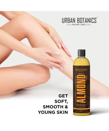 Pure Cold Pressed Sweet Almond Oil for Hair & Skin - Odorless 6.76 fl. Oz | International Shipping Available - Buy Online on GoSupps.com