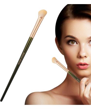 Blending Brush | Half-Fan Shape Concealer Brush Under Eye | Eyeshadow Brush Professional Embellish Nose Bridge Eye Socket Side Shadow Smudge Bevel Shakven - Buy Online on GoSupps.com