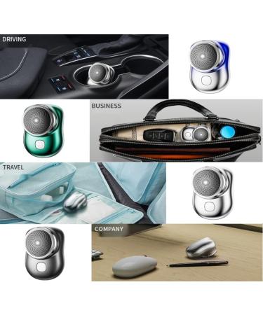 2023 Mini Electric Shaver - USB Rechargeable Portable Razor for Men - Wet & Dry Shaving - Blue - Buy Online on GoSupps.com