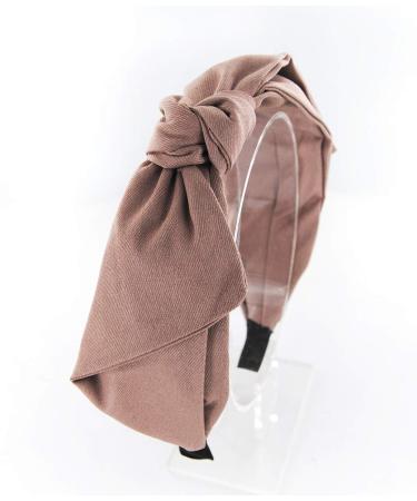Buy Axy Vintage Bow Headband for Ladies | Light Shine Beige Fabric Hairband - Stylish & Elegant - Buy Online on GoSupps.com