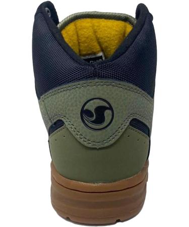 DVS Men's Militia Boot Skate Shoe 12 - Black Olive Brindle - Buy Online on GoSupps.com