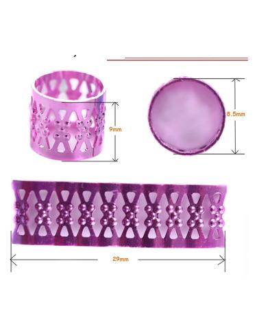 PADISHAN 60Pcs Gold XIONG Hair Jewelry for Women - Braids Accessories, Dreadlock Beads, Rings, Clips - Metal Black Color Decorative Rings & Beads for Box Braids - Braid Jewelry for Locs - Buy Online on GoSupps.com