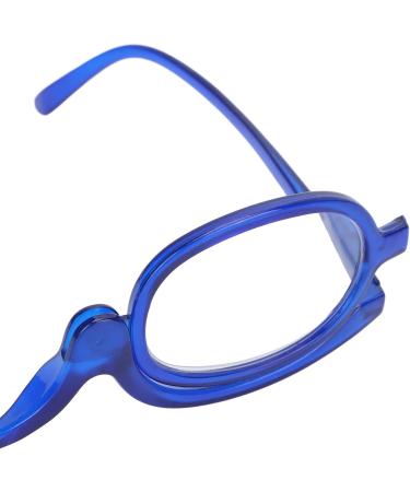 Shop Women's Cosmetic Glasses - Blue Acrylic Frame Anti-Scratch Makeup Glasses +4.00 Perfect Gift! - Buy Online on GoSupps.com
