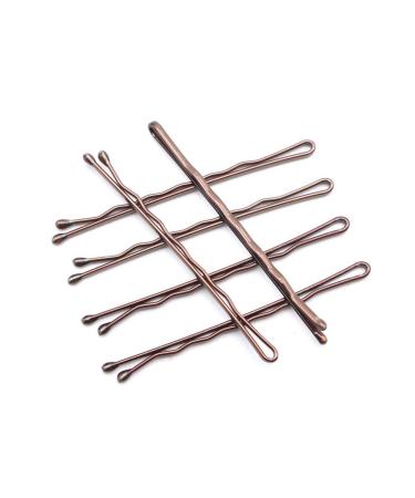 Dofash 5cm Curved Brown Bobby Pins - Bulk 260pcs Strong Hair Clips for Salons - Buy Online on GoSupps.com