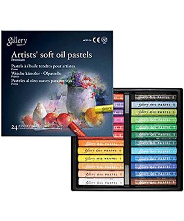 Mungyo Gallery Soft Oil Pastels Set of 24 - Assorted Colors | Vibrant Artist Quality Pastels - Buy Online on GoSupps.com