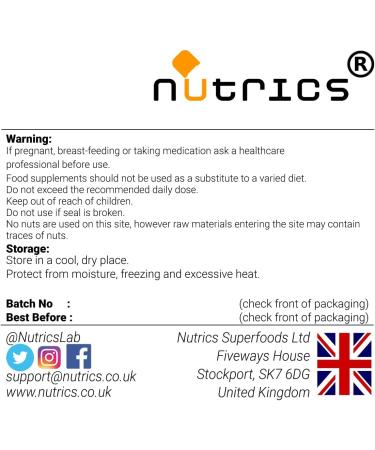 Nutrics NAC N Acetyl Cysteine 850mg 1000 V Capsules - 1 Year Supply | Vegan Vegetarian Halal & Kosher Diet | 1000 Count - Buy Online on GoSupps.com