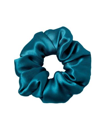 Lilysilk 100% silk hair rings women ponytail bracker hair band made of silk silk hair tie packaging reus (turquoise 1) 1 piece (1 Pack) turquoise