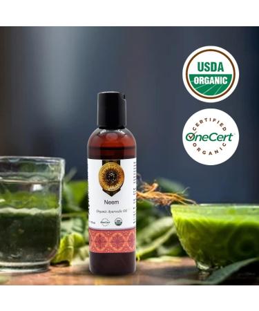 Ayumantra Organic Neem Oil- Pure & Natural -118 ml - Buy Online on GoSupps.com