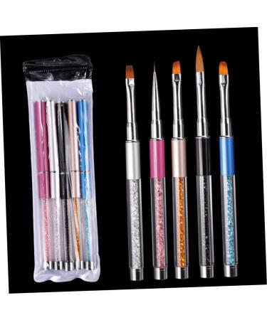 EXCEART Nail Paint Marker Nail Liner Pens Nail Dotting Pen Nail Art Dotting Pen Nail Art Pen Nail Drawing Pen Nail Marker Pen Acrylic Nail Brush Manicure Tools Embellishment Pen Crystal medium Silver - Buy Online on GoSupps.com