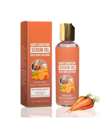 Carrot Oil For Lightening Dark Skin, Nourishing Face And Body Moisturizer, Natural Organic Carrot Whitening Skin Care Essential Oil, Soothing Firm Body Relaxing Mood Massage Serum Oil