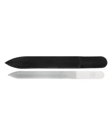 ZWILLING Glass Nail File Double-Sided Fine Grain - Nail Care with Protective Cover Premium 150 mm