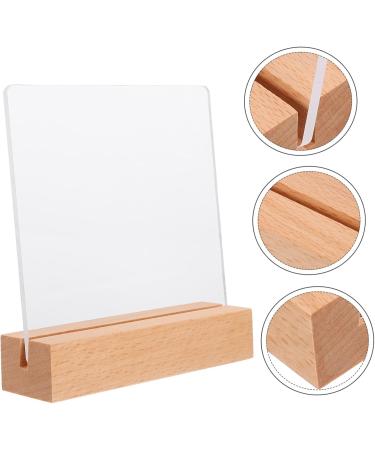 Gatuida Nail Display Board Name Card Stand Nail Tips Display Holder Acrylic Sign Holder False Acrylic Nail Display Holder Manicure Display Frame Fake Nails Boards Earrings Nail Plate Wood - Buy Online on GoSupps.com