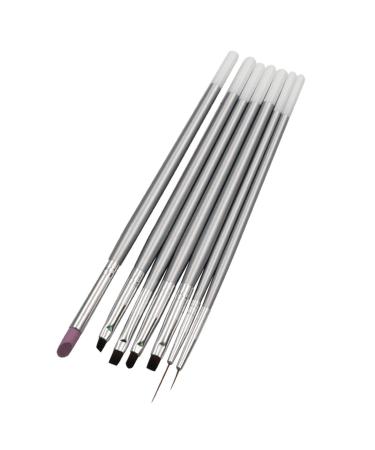 7pcs Nail Art Brushes Tools Set Nail Painting Pens Drawing Dotting