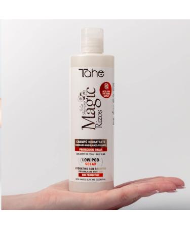 Tahe Magic Rizos Solar Shampooing hydratant avec protection solaire Low Poo id al pour cheveux boucl s/ondul s 300 ml - Buy Online on GoSupps.com
