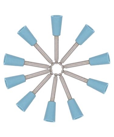 Sonew 10 Pieces Silicone Rotary Burr Set - Dental Grinder Drill Burrs Polishing & Drilling Tools (Cup Shape - Blue) | Worldwide Shipping - Buy Online on GoSupps.com