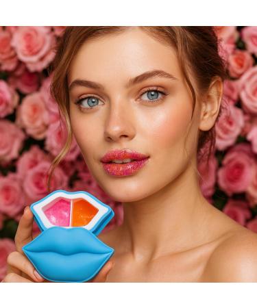 2 in 1 Lip Care Kit with Rose Lip Scrub and Sleeping Mask Deep Nourishing and Moisturizing for Dry Chapped Lips Natural Formula with Rose extract - Buy Online on GoSupps.com