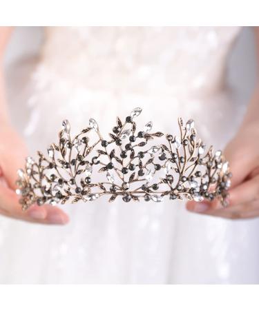 JWICOS Birthday Tiara Grad Crown - White and Black Pageant Gift for Stage Productions - Buy Online on GoSupps.com
