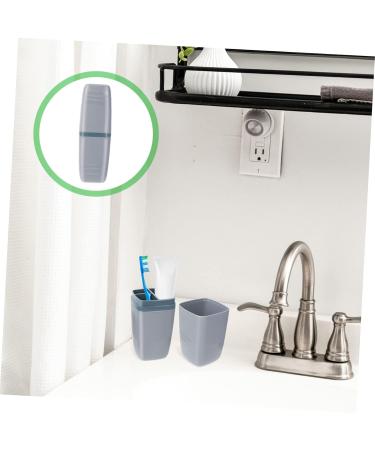 Magiclulu Raccoon Storage Box & Toothbrush Holder - Travel Tooth Cup & Toothpaste Container (Gray 20x6cm) | International Shipping - Buy Online on GoSupps.com