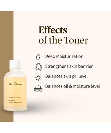 Herbloom Organic Kombucha Biome Toner - Hydrating Facial Toner with Triple Hyaluronic Acid Skin Toner Toner for Oily Skin Face Toner Vegan Korean Skincare 5.07fl.oz. - Buy Online on GoSupps.com