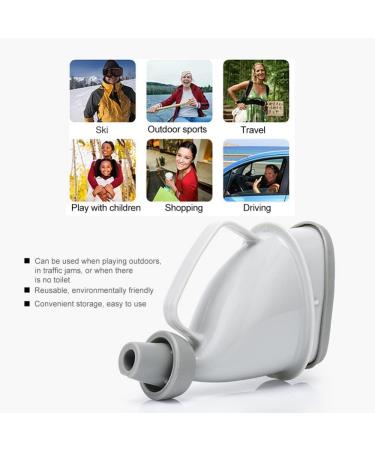 Unisex Portable Urination Device for Camping, Hiking, Outdoor Activities - Travel Urinal for Women - Car Toilet & Mobile Potty - Buy Online on GoSupps.com