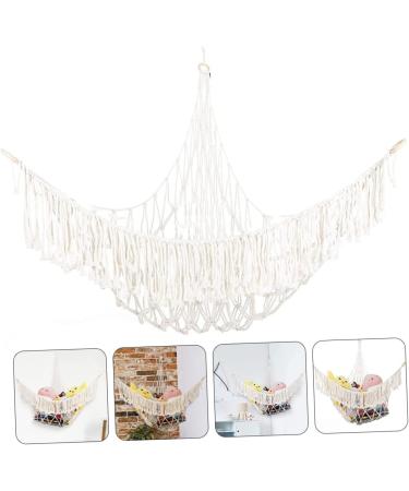 Beaupretty 2-in-1 Yoga Ball Stand & Toy Organizer | Cotton Toy Hammock for Kids | Fitness & Play Storage Solution - Buy Online on GoSupps.com